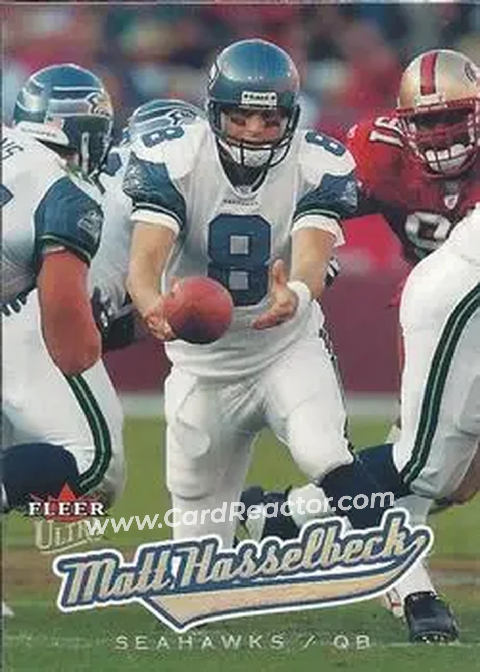 2005 Ultra #32 - Matt Hasselbeck - Seattle Seahawks - Front