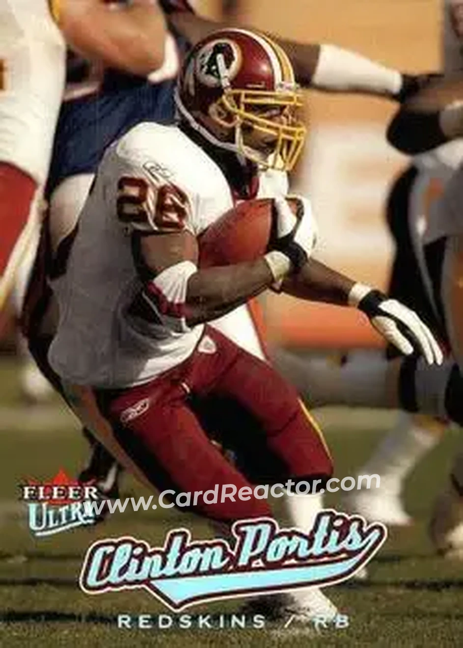 2005 Ultra #33 - Clinton Portis - Washington Redskins - Front