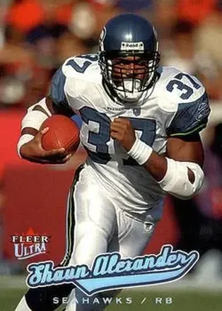2005 Ultra #38 - Shaun Alexander - Seattle Seahawks