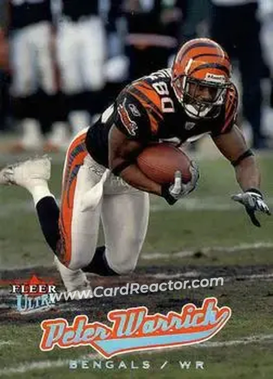 2005 Ultra #39 - Peter Warrick - Cincinnati Bengals - Front