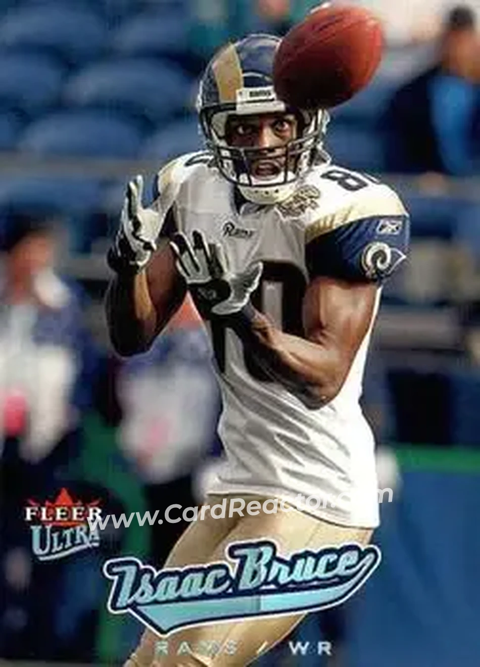 2005 Ultra #40 - Isaac Bruce - St. Louis Rams - Front