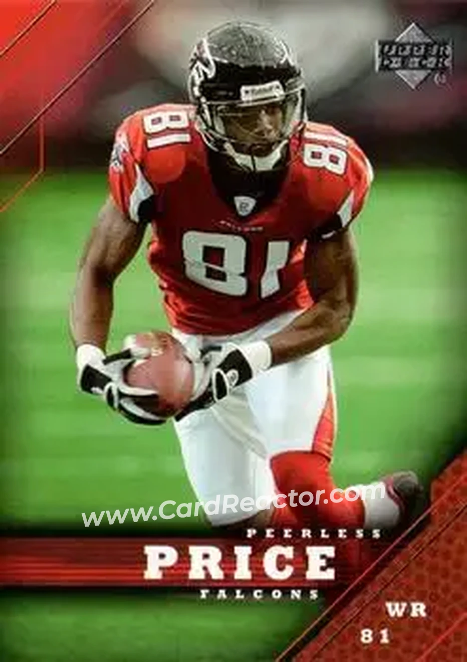 2005 Upper Deck #10 - Peerless Price - Atlanta Falcons - Front