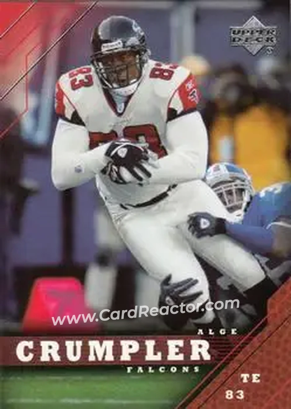 2005 Upper Deck #11 - Alge Crumpler - Atlanta Falcons - Front 2005 Upper Deck #11 - Alge Crumpler - Atlanta Falcons - Front