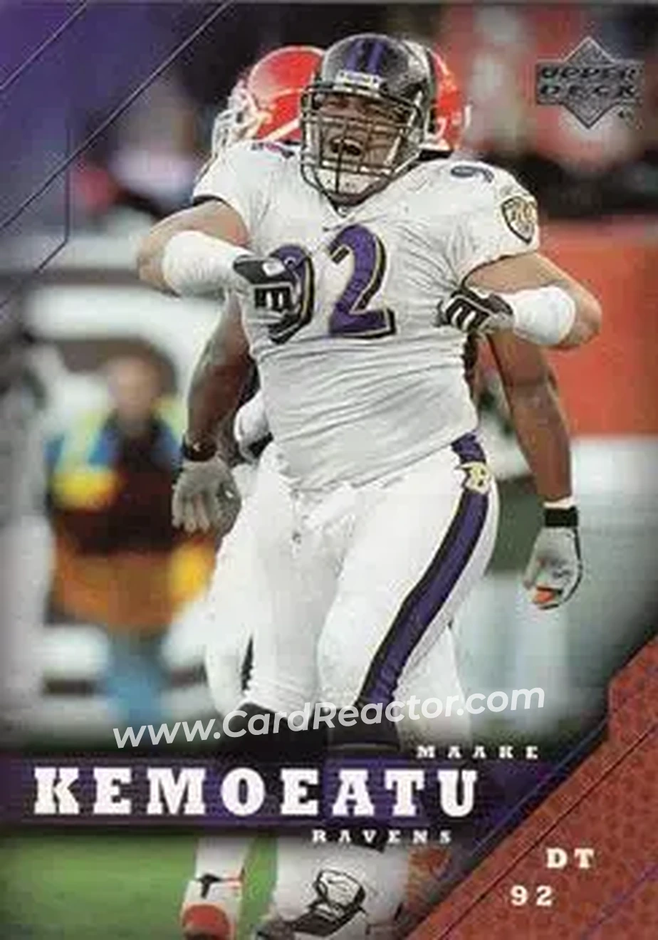 2005 Upper Deck #16 - Ma'Ake Kemoeatu - Baltimore Ravens - Front