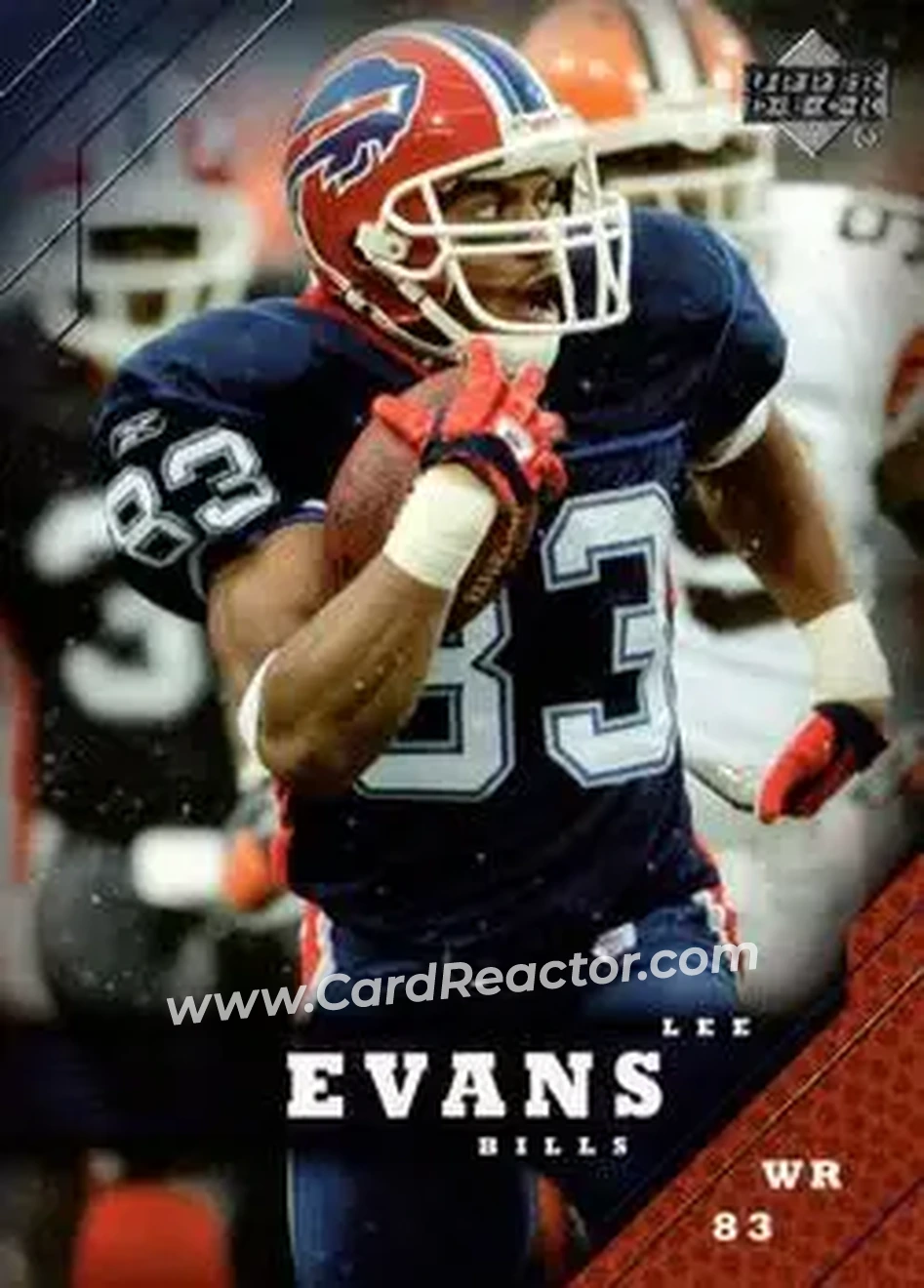 2005 Upper Deck #22 - Lee Evans - Buffalo Bills - Front 2005 Upper Deck #22 - Lee Evans - Buffalo Bills - Front