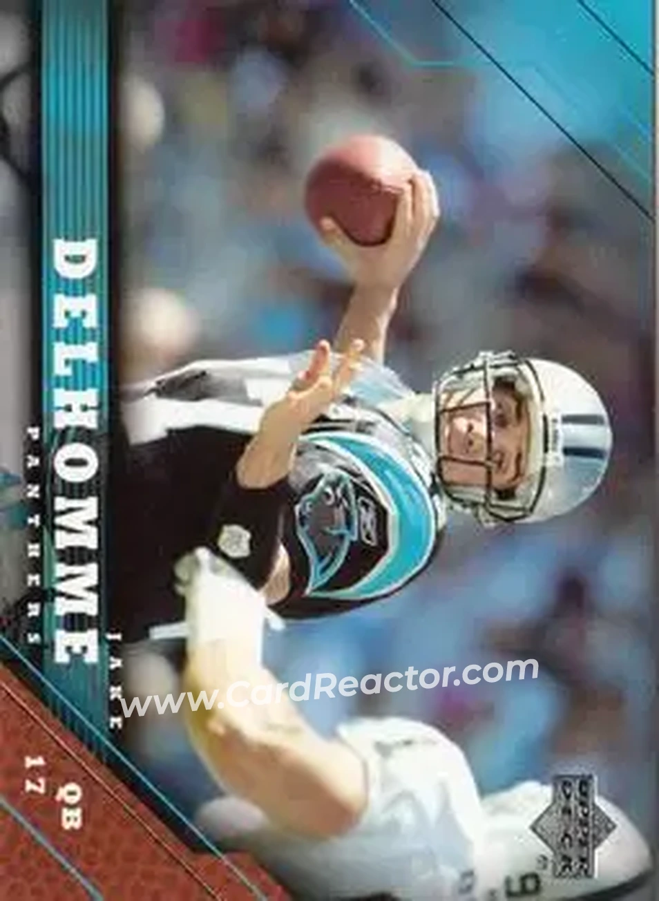 2005 Upper Deck #25 - Jake Delhomme - Carolina Panthers - Front