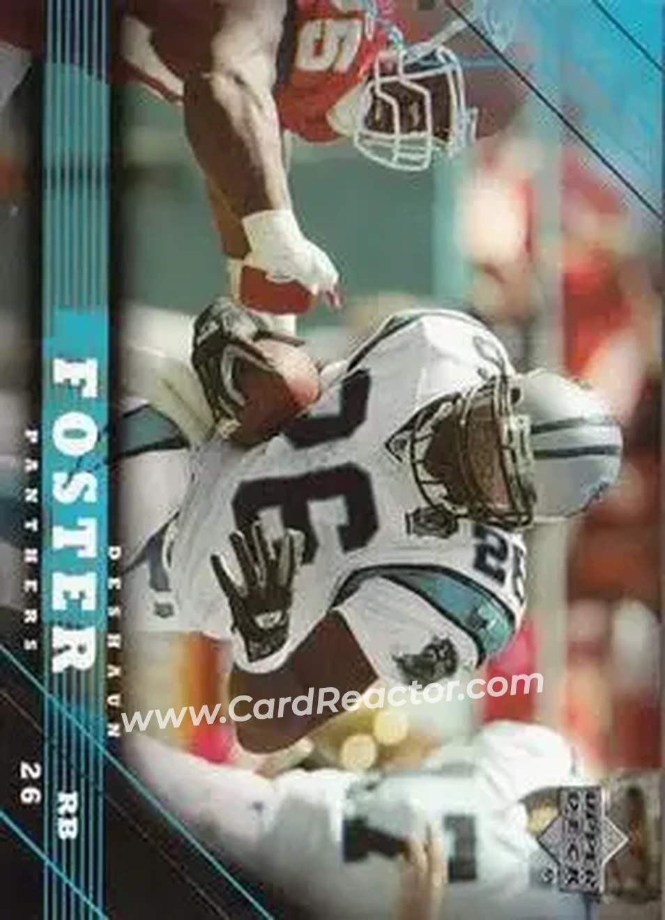 2005 Upper Deck #26 - DeShaun Foster - Carolina Panthers - Front 2005 Upper Deck #26 - DeShaun Foster - Carolina Panthers - Front
