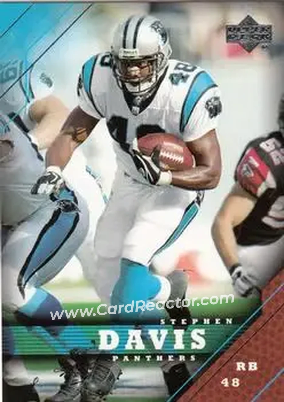 2005 Upper Deck #28 - Stephen Davis - Carolina Panthers - Front 2005 Upper Deck #28 - Stephen Davis - Carolina Panthers - Front