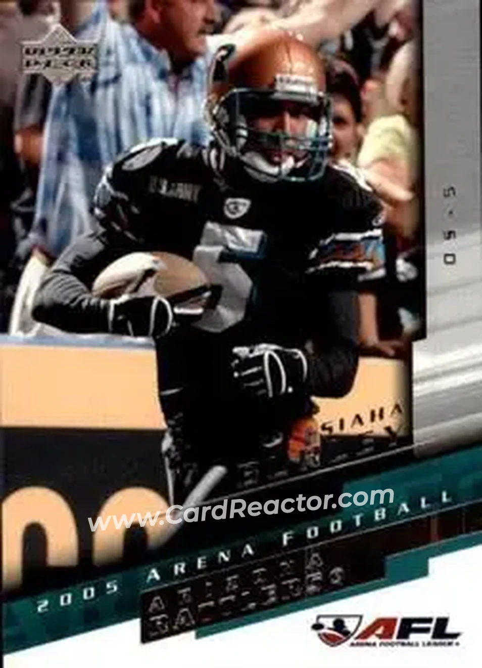 2005 Upper Deck AFL #2 - Siaha Burley - Arizona Rattlers - Front 2005 Upper Deck AFL #2 - Siaha Burley - Arizona Rattlers - Front