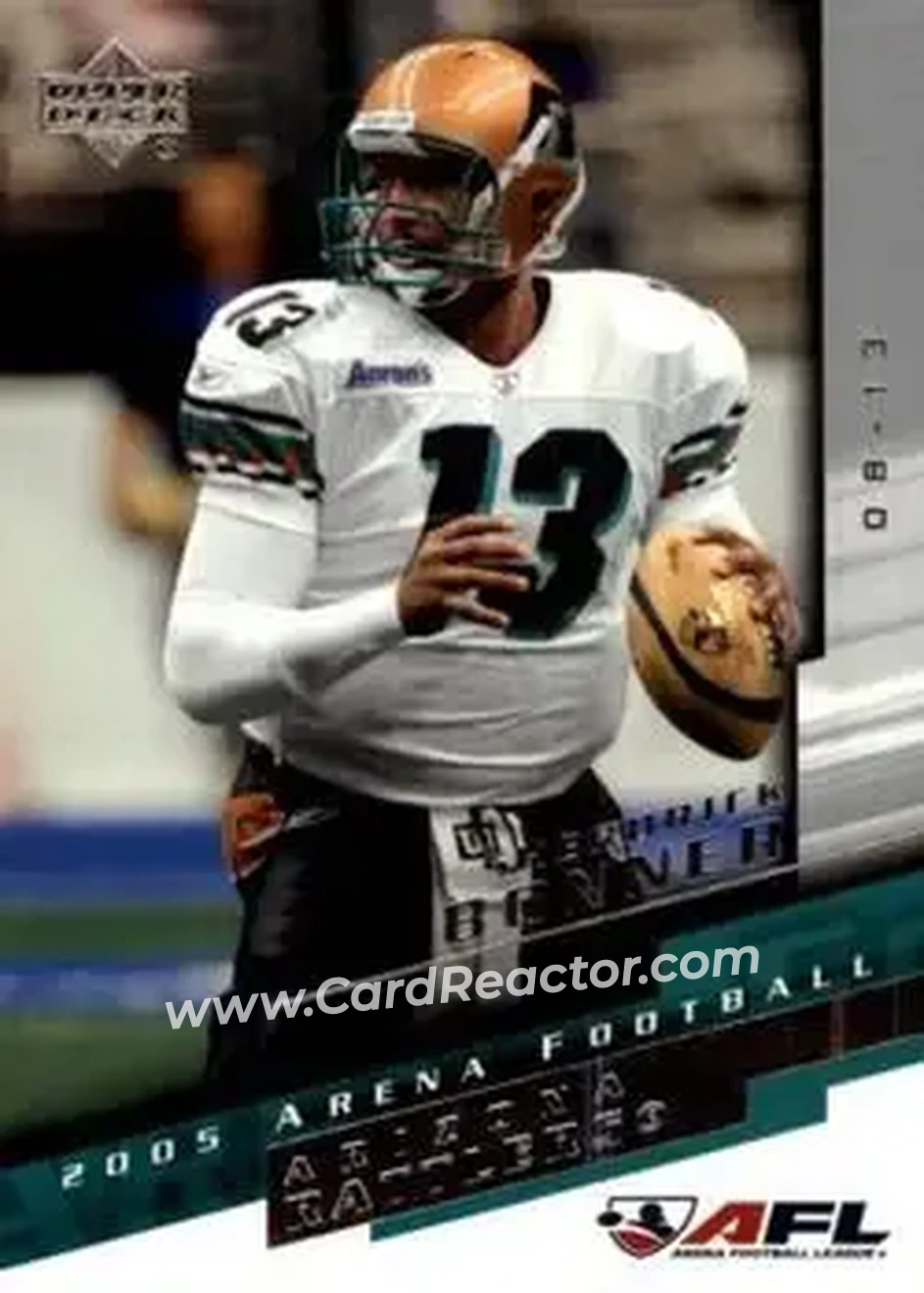2005 Upper Deck AFL #3 - Sherdrick Bonner - Arizona Rattlers - Front
