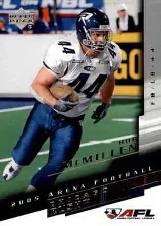 2005 Upper Deck AFL #12 - Bob McMillen - Chicago Rush