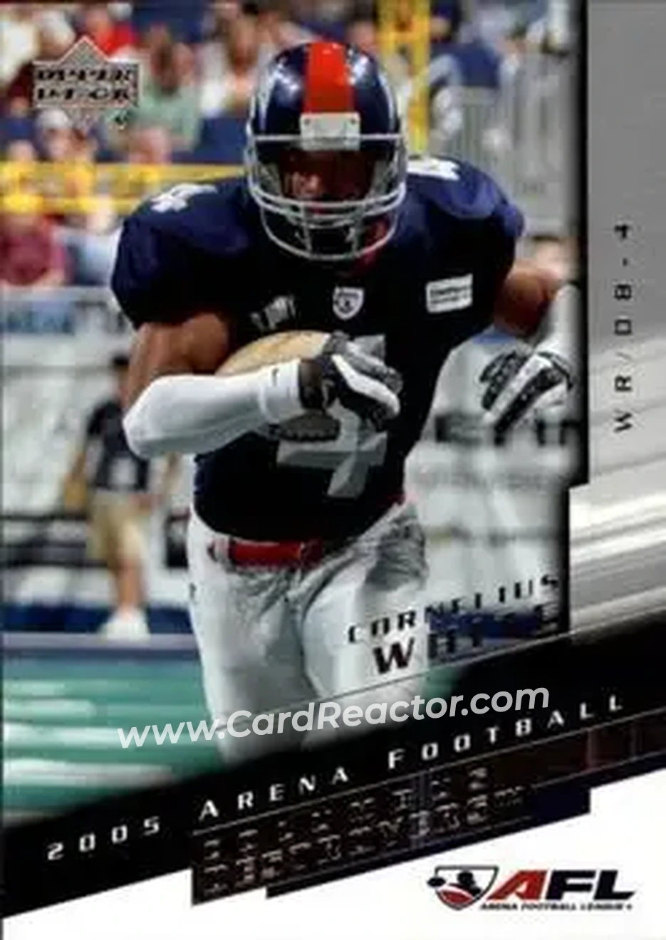 2005 Upper Deck AFL #25 - Cornelius White - Columbus Destroyers - Front
