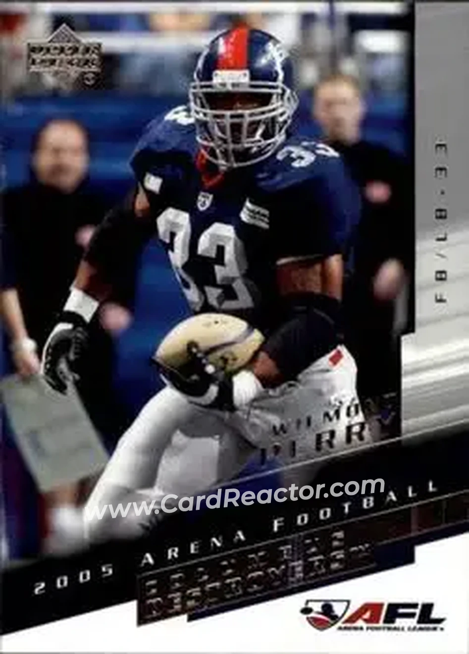 2005 Upper Deck AFL #26 - Wilmont Perry - Columbus Destroyers - Front