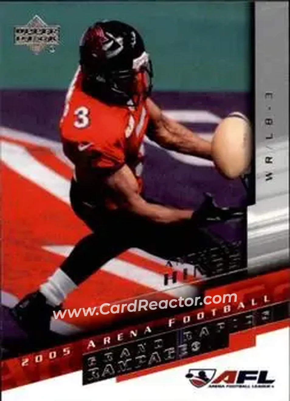 2005 Upper Deck AFL #39 - Anthony Hines - Grand Rapids Rampage - Front