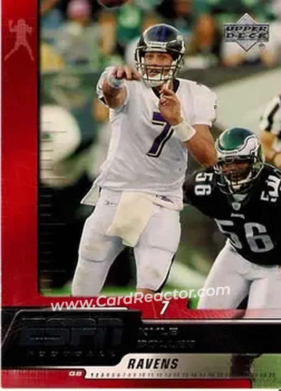 2005 Upper Deck ESPN #9 - Kyle Boller - Baltimore Ravens - Front 2005 Upper Deck ESPN #9 - Kyle Boller - Baltimore Ravens - Front