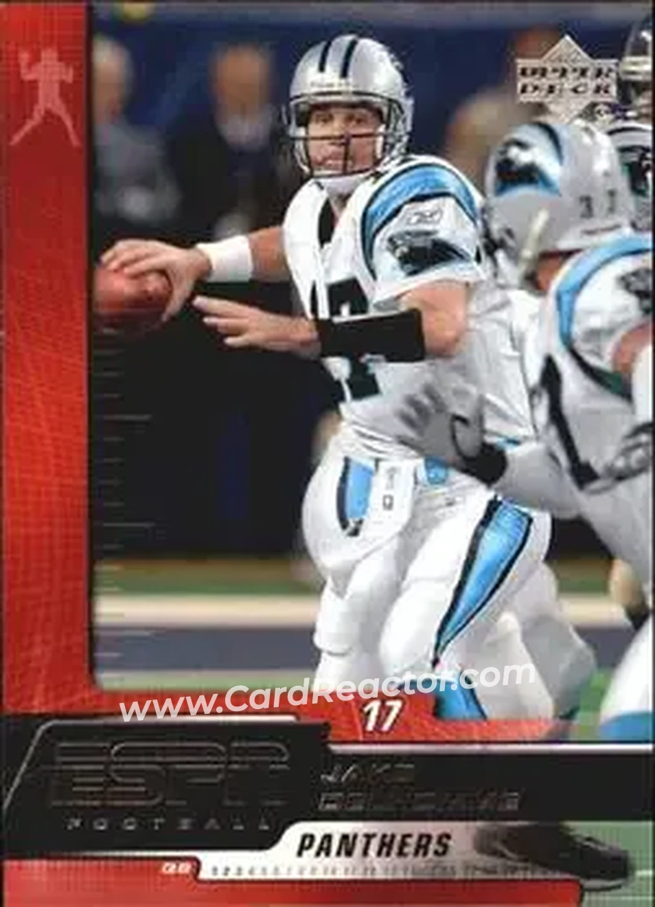 2005 Upper Deck ESPN #14 - Jake Delhomme - Carolina Panthers - Front