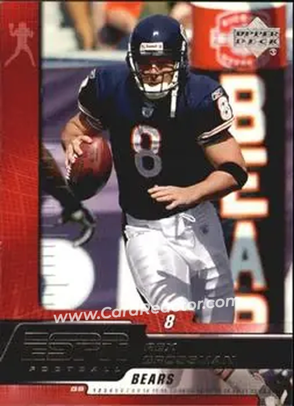 2005 Upper Deck ESPN #19 - Rex Grossman - Chicago Bears - Front 2005 Upper Deck ESPN #19 - Rex Grossman - Chicago Bears - Front