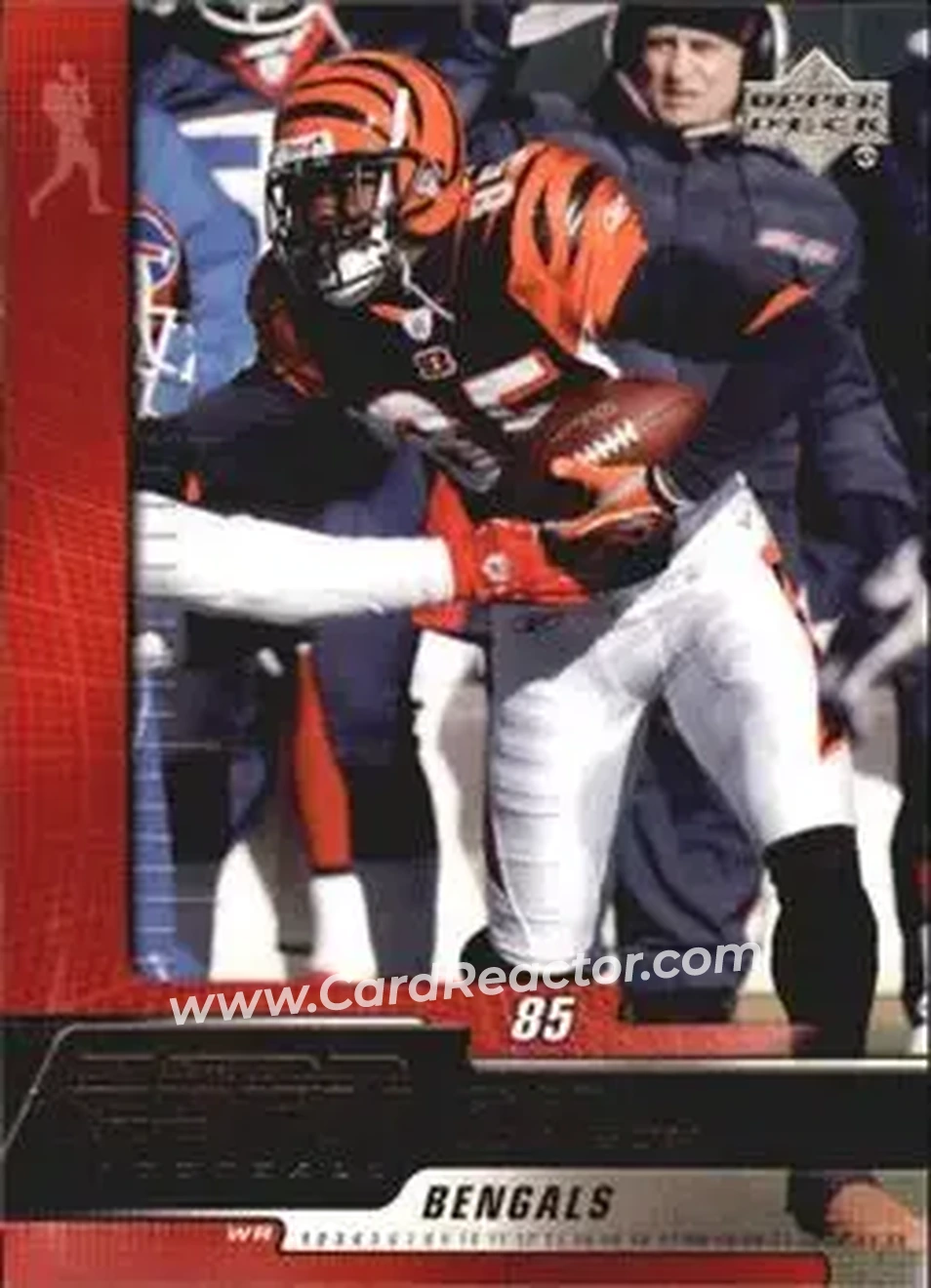 2005 Upper Deck ESPN #20 - Chad Ochocinco - Cincinnati Bengals - Front 2005 Upper Deck ESPN #20 - Chad Ochocinco - Cincinnati Bengals - Front