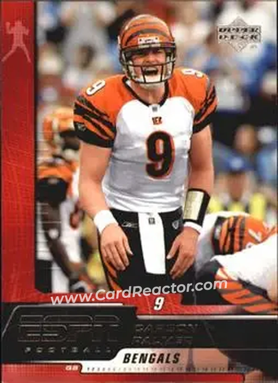 2005 Upper Deck ESPN #21 - Carson Palmer - Cincinnati Bengals - Front 2005 Upper Deck ESPN #21 - Carson Palmer - Cincinnati Bengals - Front