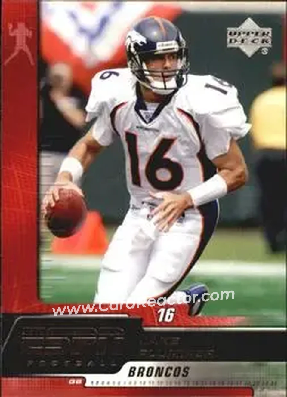 2005 Upper Deck ESPN #30 - Jake Plummer - Denver Broncos - Front 2005 Upper Deck ESPN #30 - Jake Plummer - Denver Broncos - Front