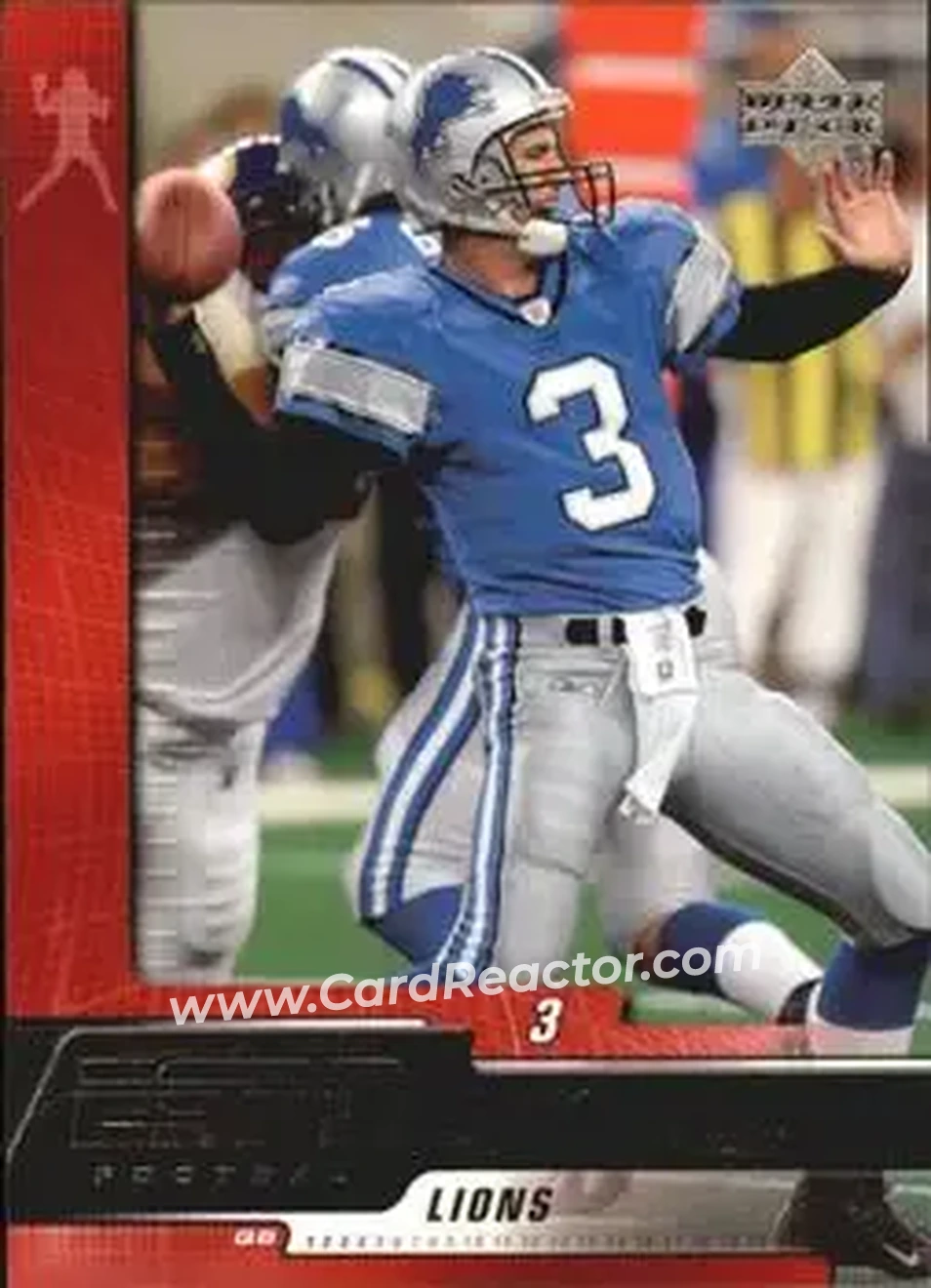 2005 Upper Deck ESPN #34 - Joey Harrington - Detroit Lions - Front 2005 Upper Deck ESPN #34 - Joey Harrington - Detroit Lions - Front