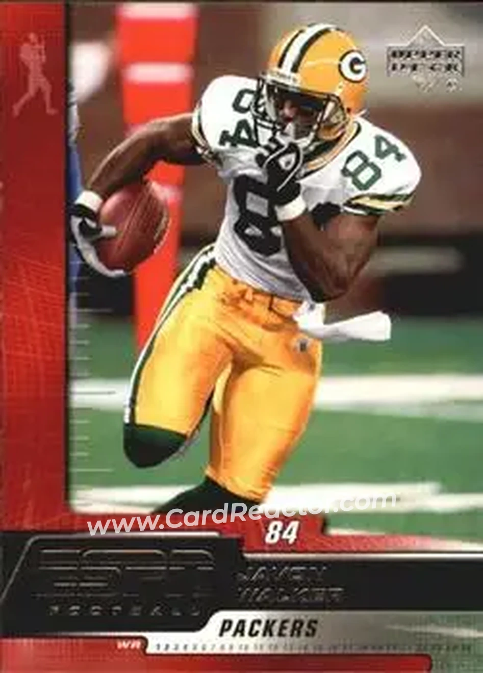 2005 Upper Deck ESPN #37 - Javon Walker - Green Bay Packers - Front 2005 Upper Deck ESPN #37 - Javon Walker - Green Bay Packers - Front