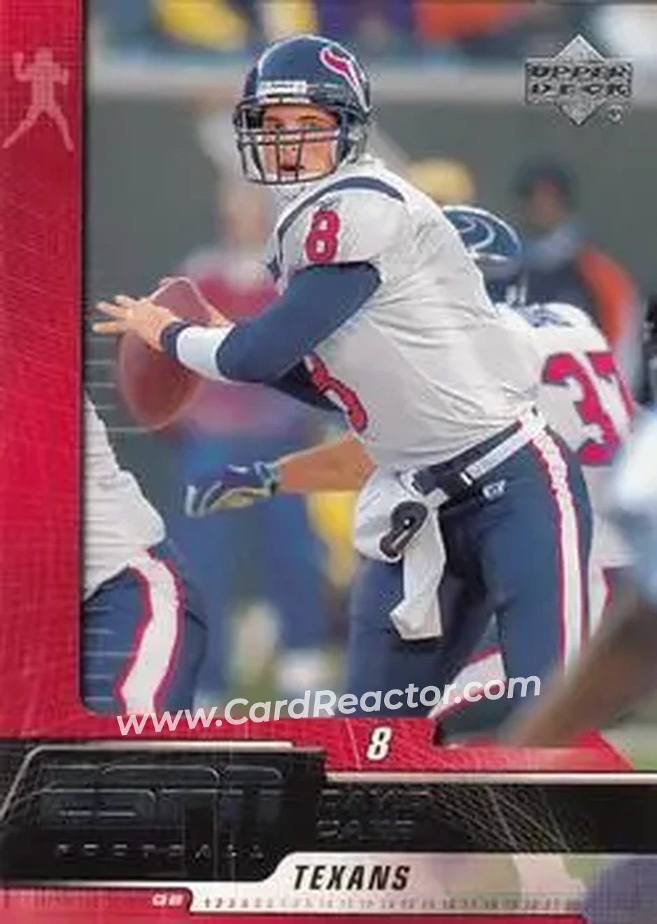2005 Upper Deck ESPN #39 - David Carr - Houston Texans - Front 2005 Upper Deck ESPN #39 - David Carr - Houston Texans - Front
