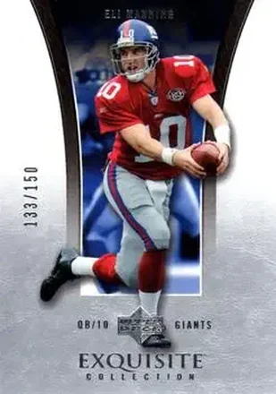 2005 Upper Deck Exquisite Collection #25 - Eli Manning - New York Giants