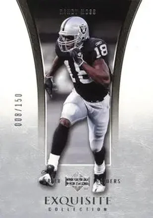 2005 Upper Deck Exquisite Collection #29 - Randy Moss - Oakland Raiders