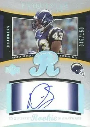 2005 Upper Deck Exquisite Collection #44 - Darren Sproles - San Diego Chargers