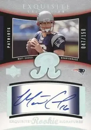 2005 Upper Deck Exquisite Collection #56 - Matt Cassel - New England Patriots