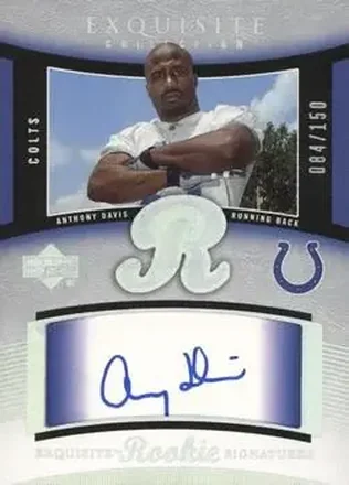 2005 Upper Deck Exquisite Collection #57 - Anthony Davis - Indianapolis Colts