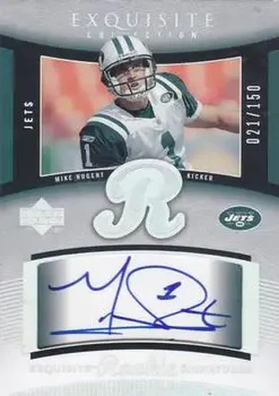2005 Upper Deck Exquisite Collection #65 - Mike Nugent - New York Jets