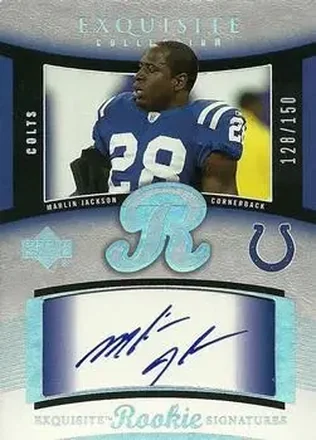 2005 Upper Deck Exquisite Collection #71 - Marlin Jackson - Indianapolis Colts