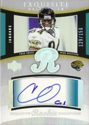 2005 Upper Deck Exquisite Collection #84 - Chad Owens - Jacksonville Jaguars