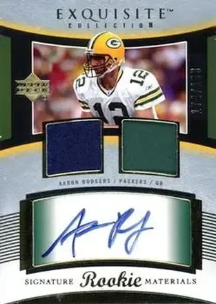 2005 Upper Deck Exquisite Collection #106 - Aaron Rodgers - Green Bay Packers