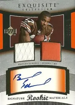 2005 Upper Deck Exquisite Collection #115 - Braylon Edwards - Cleveland Browns
