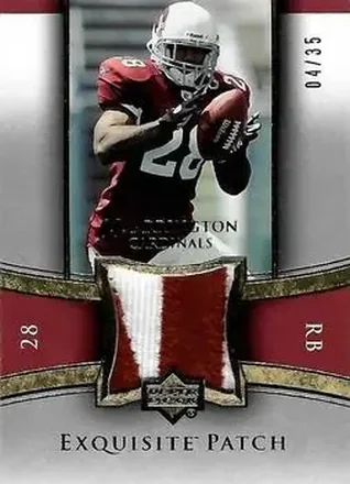 2005 Upper Deck Exquisite Collection - Patch Gold #EP-JA - J.J. Arrington - Arizona Cardinals