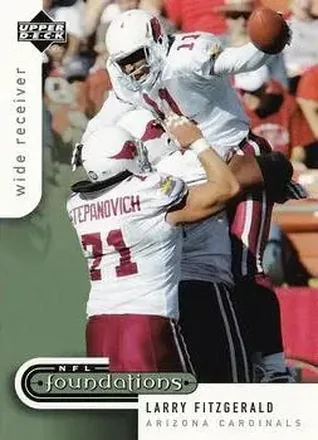 2005 Upper Deck Foundations #1 - Larry Fitzgerald - Arizona Cardinals