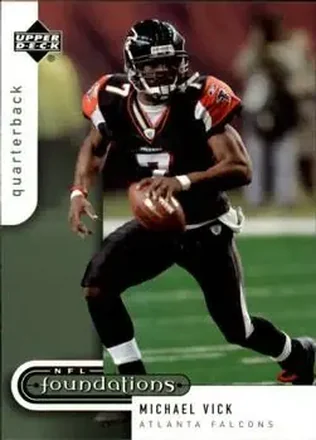 2005 Upper Deck Foundations #4 - Michael Vick - Atlanta Falcons