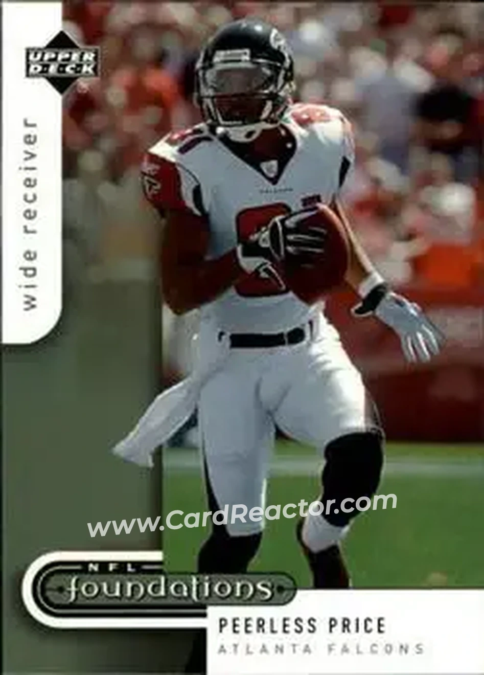 2005 Upper Deck Foundations #6 - Peerless Price - Atlanta Falcons - Front