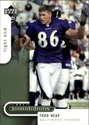 2005 Upper Deck Foundations #7 - Todd Heap - Baltimore Ravens