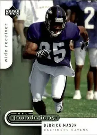 2005 Upper Deck Foundations #10 - Derrick Mason - Baltimore Ravens