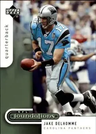 2005 Upper Deck Foundations #15 - Jake Delhomme - Carolina Panthers