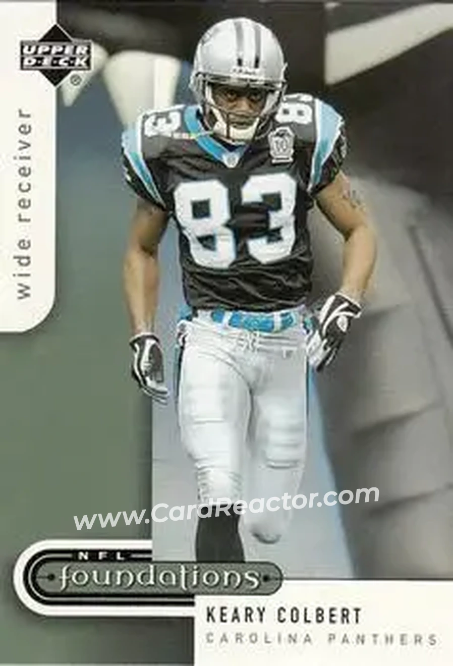 2005 Upper Deck Foundations #16 - Keary Colbert - Carolina Panthers - Front