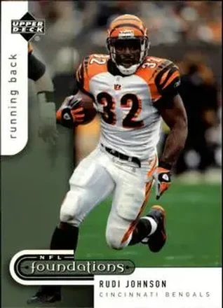 2005 Upper Deck Foundations #22 - Rudi Johnson - Cincinnati Bengals
