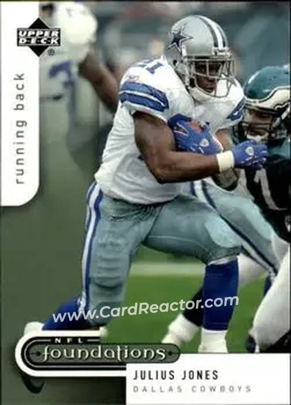 2005 Upper Deck Foundations #24 - Julius Jones - Dallas Cowboys - Front