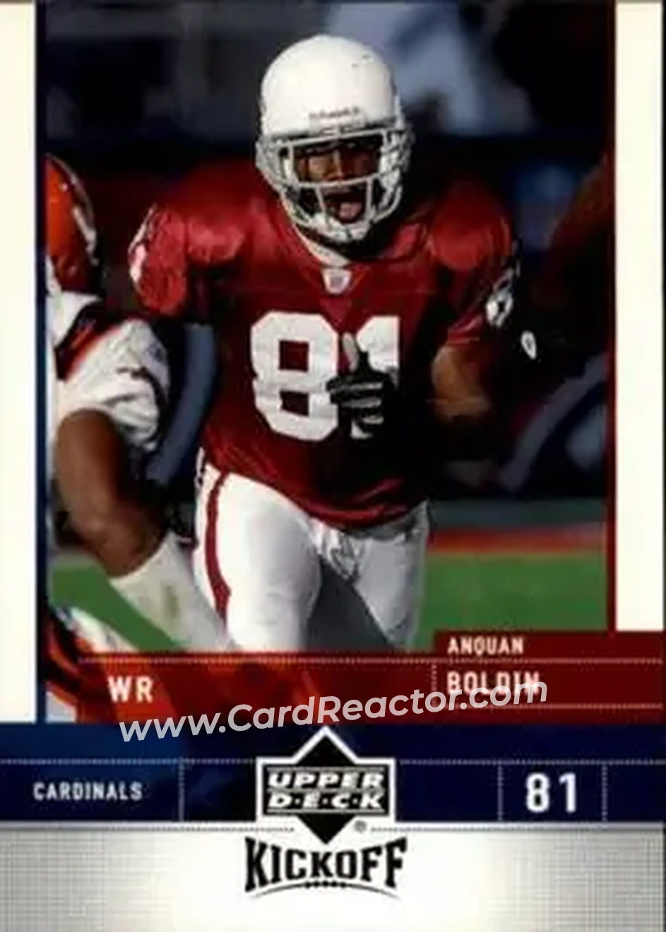2005 Upper Deck Kickoff #2 - Anquan Boldin - Arizona Cardinals - Front 2005 Upper Deck Kickoff #2 - Anquan Boldin - Arizona Cardinals - Front