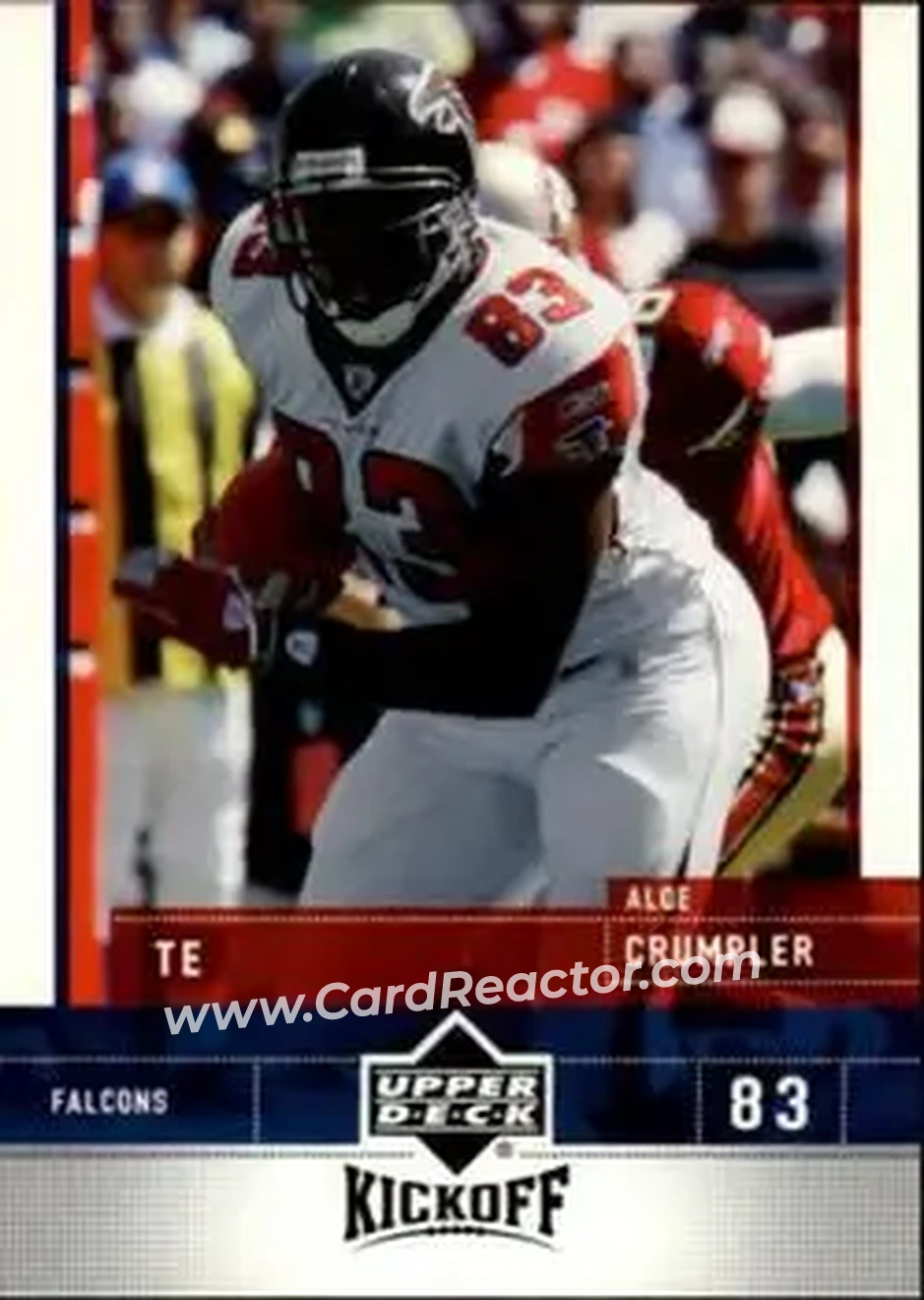 2005 Upper Deck Kickoff #5 - Alge Crumpler - Atlanta Falcons - Front