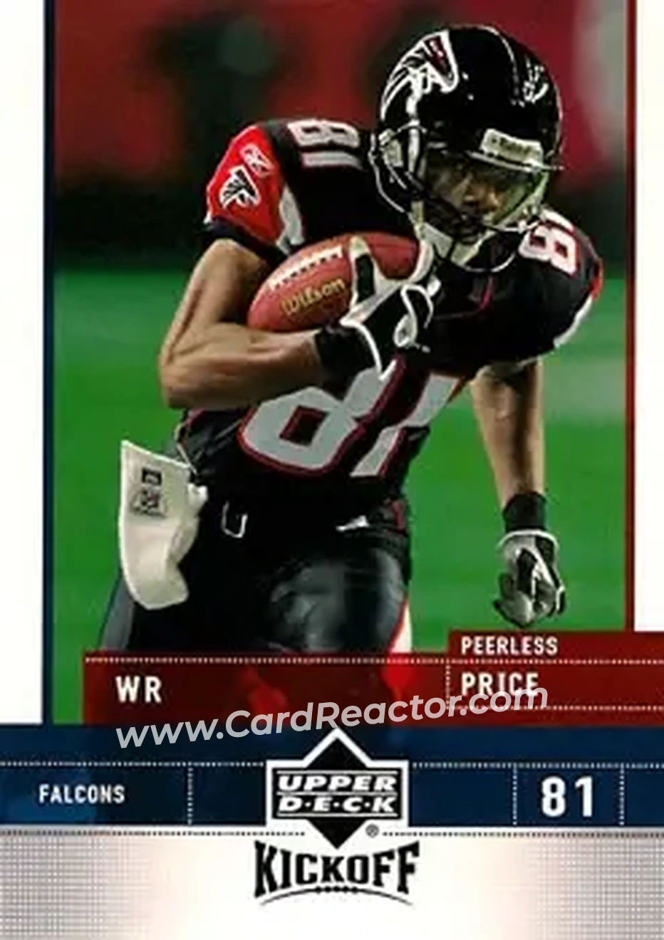 2005 Upper Deck Kickoff #6 - Peerless Price - Atlanta Falcons - Front
